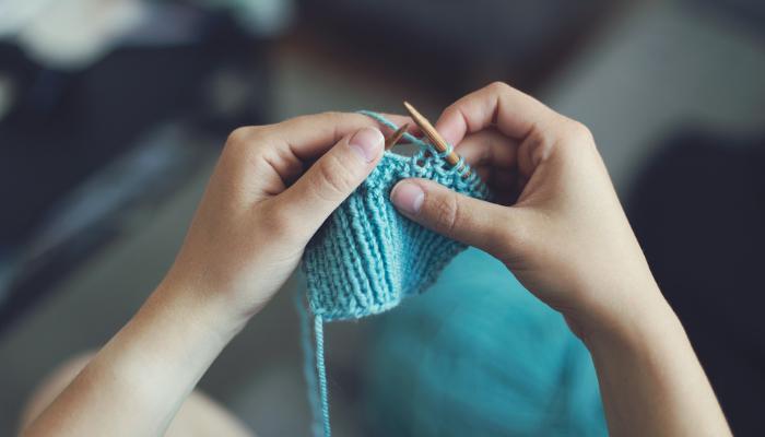 予約なしで使えるKnit Shelfの編み物スペース
